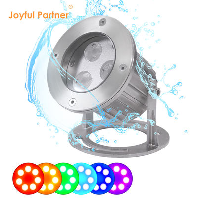 IP68 RGB Luzes de fonte LED Submersas Luz de fonte LED de aço inoxidável