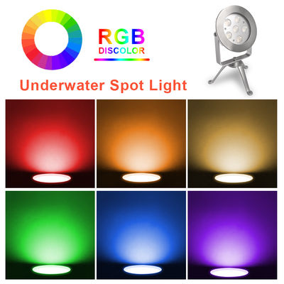 Aço inoxidável 316 LED luz subaquática tripé luz RGB CE RoHS certificado