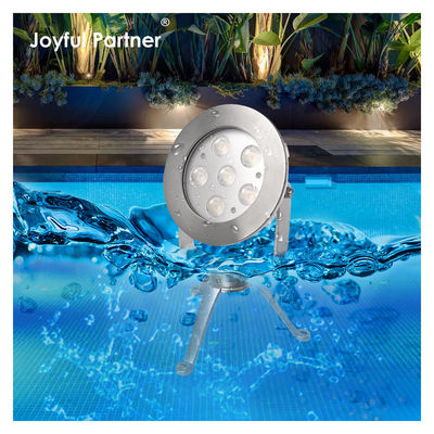 Luz de ponto LED subaquática de aço inoxidável 316 RGB CE RoHS certificado com tripé