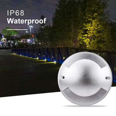 Lâmpadas LED de passagem para o exterior IP67 Diâmetro 70mm 3W Lâmpada montada na superfície Lâmpadas LED recuadas com dois anos de garantia
