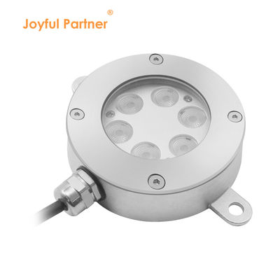 IP68 Luzes de fonte LED de alta potência Suporte de corpo de aço inoxidável à prova de água DMX512