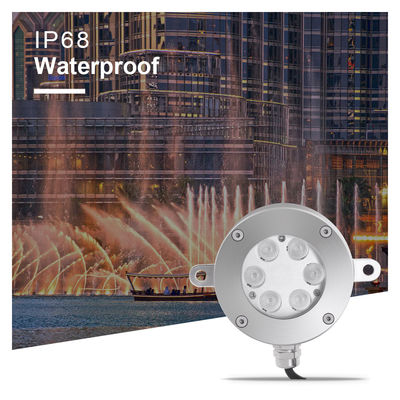 OEM ODM DMX Control RGB LED Luz subaquática IP68 Impermeável 100 lm/w