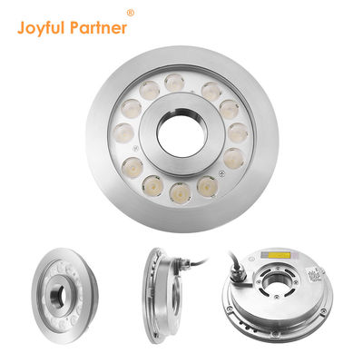 Luz de fonte LED de alta potência IP68 aço inoxidável com buraco no centro