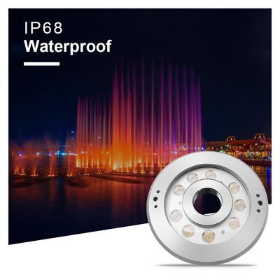 Lâmpada de fonte LED submersível de aço inoxidável IP68 DC24V Certificado CE