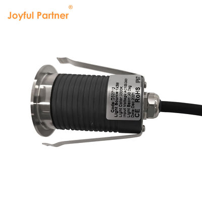 Iluminação de piso pequeno de aço inoxidável 1W 2W 3W Lâmpadas LED subterrâneas