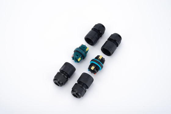 Fios de instalação de conectores rápidos IP68 à prova d'água para iluminação de paisagem
