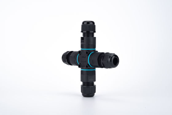 Conector rápido IP68 à prova d'água para exterior Conector de cabo elétrico de 4 vias