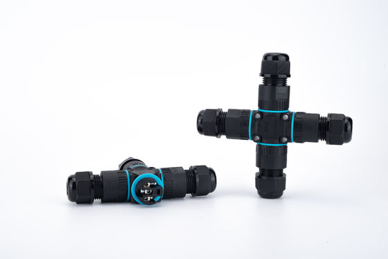 Conector rápido IP68 à prova d'água para exterior Conector de cabo elétrico de 4 vias