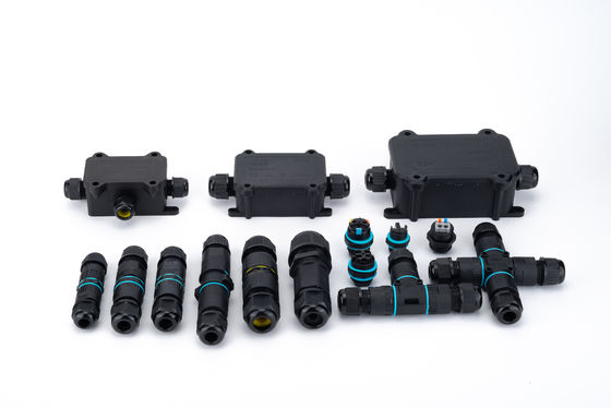 Waterproof Outdoor IP68 Quick Connector 4 Ways Electrical Cable Connector fácil de instalar