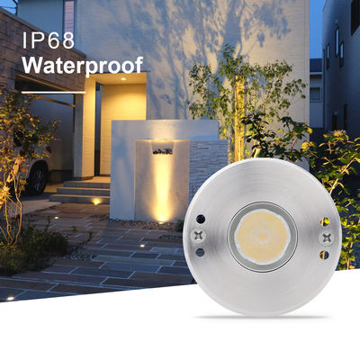 Luzes de piscina LED subaquáticas IP68 Aço inoxidável 316 1W 2W Submersíveis Lente assimétrica