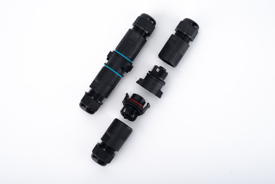 Conector Rápido IP68 2 Vias para Cabo de Extensão Exterior M19 3 Pinos Elétrico