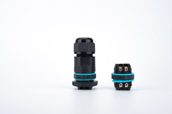 Conector rápido à prova de pó IP68 à prova d'água de nova geração para fiação eléctrica exterior de 3 núcleos