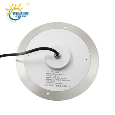 6w 10w 18w 25w Luz linear subaquática Luz de piscina impermeável de aço inoxidável