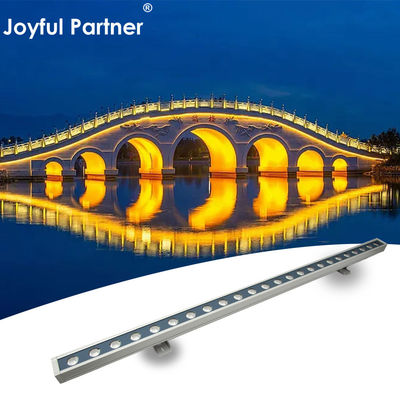 Lâmpada para lavadora de parede IP65 Shell de alumínio Lâmpada linear impermeável de mudança dmx 512