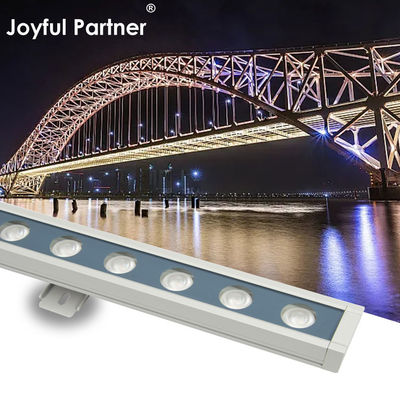 Lâmpada para lavadora de parede IP65 Shell de alumínio Lâmpada linear impermeável de mudança dmx 512
