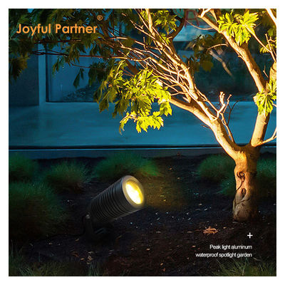 14W LED IP65 Lâmpada de gramado para caminhos de paisagem Lâmpada de espigão de jardim para espaço externo ajustável