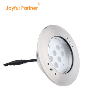 Nova chegada IP68 resistente à água Aço inoxidável 316L Luzes submersíveis de piscina Recessed 6W White LED Lâmpada subaquática