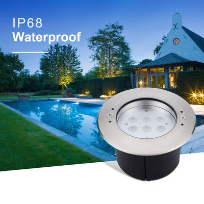 Nova chegada IP68 resistente à água Aço inoxidável 316L Luzes submersíveis de piscina Recessed 6W White LED Lâmpada subaquática