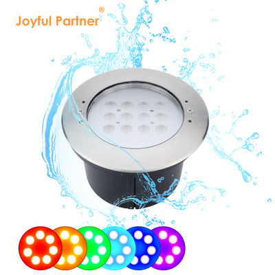 Fábrica direta IP68 resistente à água aço inoxidável 316L submersível iluminação de piscina 12W LED recessado