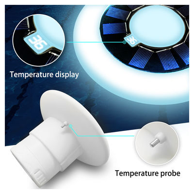 Lâmpada de piscina solar LED flutuante solução de iluminação sem fio e colorida para piscinas