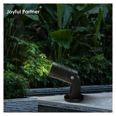 Iluminação exterior Lâmpadas de jardim LED pequenas com base de montagem de espigão ou alumínio