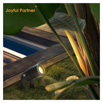 Iluminação exterior Lâmpadas de jardim LED pequenas com base de montagem de espigão ou alumínio