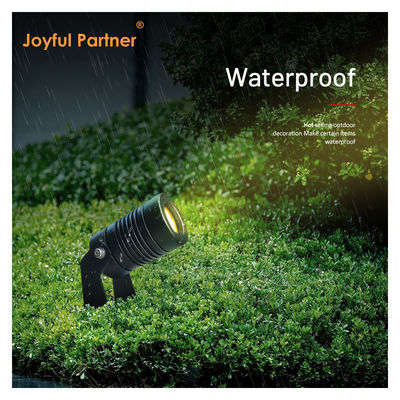 Iluminação exterior Lâmpadas de jardim LED pequenas com base de montagem de espigão ou alumínio