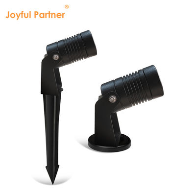 Iluminação exterior Lâmpadas de jardim LED pequenas com base de montagem de espigão ou alumínio