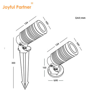 Lâmpadas de jardim modernas LED Spot Spike Light Árvore exterior luz paisagística LED à prova d'água LED Spotlights LED Spot