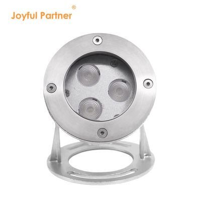 Holofotes LED Subaquáticos 3x2W RGBW 4em1 Aço Inoxidável 316SS IP68 Ângulo de Feixe 60 Graus 12 Volts