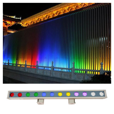 Instalação fácil Controle remoto de suporte ajustável Lâmpadas de lavagem de parede LED externas com iluminação industrial