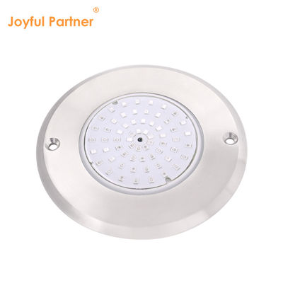6W SMD 2835 LED Iluminação de piscina IP68 Impermeável Branco/Quente Branco 316 Cobertura de aço inoxidável