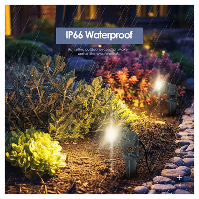 2024 Novo corpo de alumínio IP66 resistente à água baixa tensão 6W CREE COB 12V LED Spike Lights For Walkway