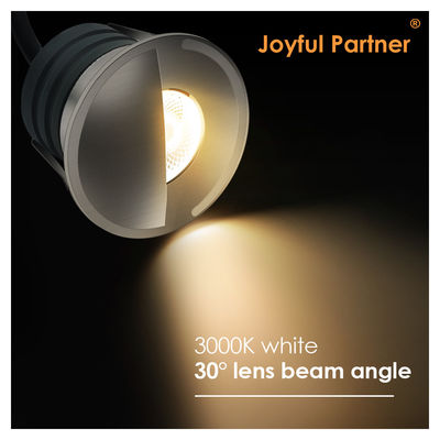 Ângulo de feixe 60 graus 1*2W LED Alumínio puro 6063 Luz de terraço exterior