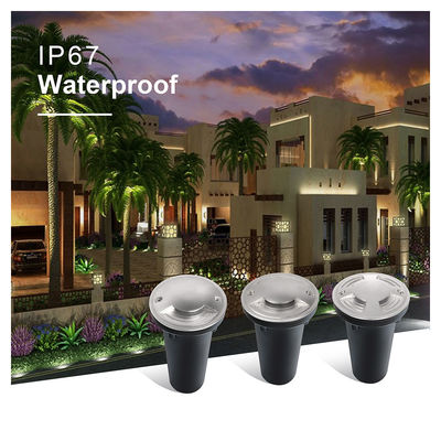 Uma Duas Quatro Maneiras Fácil Montar 220V CREE COB LED IP67 LED Mini Iluminação Subterrânea de Jardim