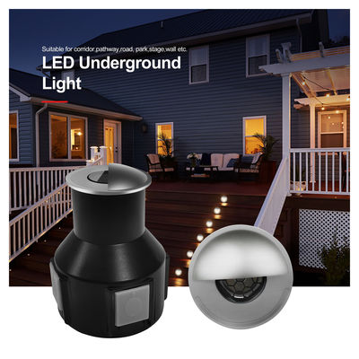 IP67 Recessed Semi Shading Round RGB Warm White Side Emitting Underground Buried Inground Light (Luz subterrânea enterrada no solo)