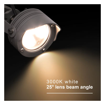 3W 6W RGB IP67 impermeável DC12V 24V reflector óptico LED plástico luz de pontas para árvores de jardim