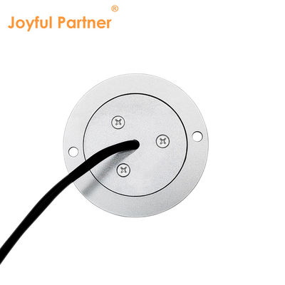 Emitente lateral de passo recessado no solo Luz redonda de baixa tensão 1W DC 24V 3000k IP67 impermeável Casa de alumínio branco frio