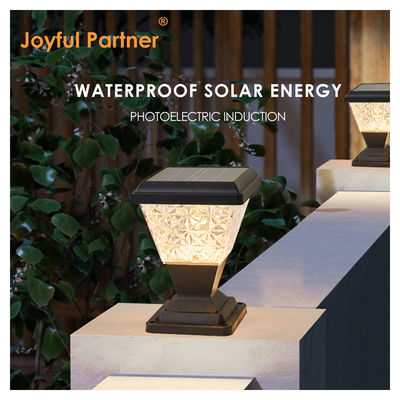 Luz solar de pátio LED IP65 Área exterior à prova d'água 3,5W 2200mAh Material anti-UV Plástico Com Lente de PC Para Caminho do Porche