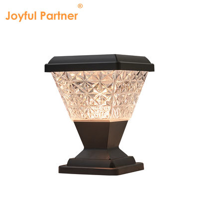 Lâmpada de portão de jardim alimentada por energia solar 124 Pcs SMD 2835 LED 150 Lm/W 5W Painéis Sloar Com Lampshade PC