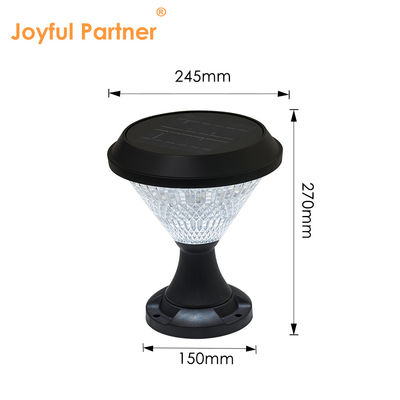 Lâmpadas Solares ABS Materiais Policristalinos Painéis de Solução Epistar SMD DIA245mm IP65 APP Controlado impermeável