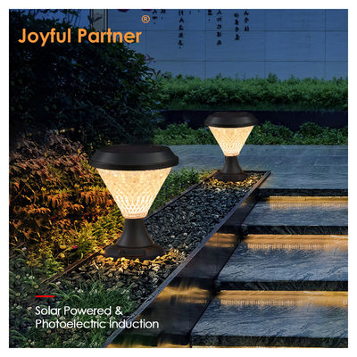 Luz solar para jardim exterior Material ABS Epistar SMD DIA 245mm IP65 APP Controlado estilo europeu