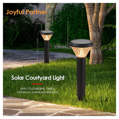 Iluminação de paisagem de gramado solar IP65 Alto brilho Branco RGB Cor AUTO-ON / OFF Para Patio Pathway