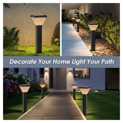 Iluminação solar exterior IP65 Impermeável Epistar 2835 Controle remoto Frio Branco Garantia de 2 anos para caminho de espinhos no solo