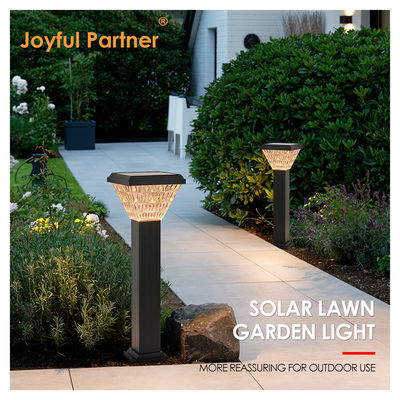 Nova chegada Solar Jardim Iluminação de gramado 3000K/4000K Alumínio Corpo da lâmpada Material DC3.7V Mudança de cor