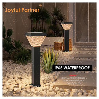 Nova chegada Solar Jardim Iluminação de gramado 3000K/4000K Alumínio Corpo da lâmpada Material DC3.7V Mudança de cor