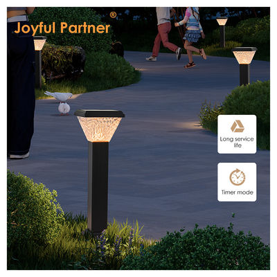 2024 LED Solar Outdoor Pathway Light IP65 Alto brilho Branco RGB Cor com painel solar Carregamento solar