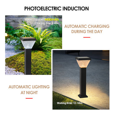 2024 LED Solar Outdoor Pathway Light IP65 Alto brilho Branco RGB Cor com painel solar Carregamento solar