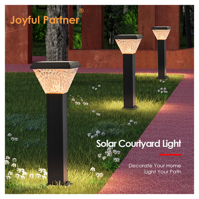 2024 LED Solar Outdoor Pathway Light IP65 Alto brilho Branco RGB Cor com painel solar Carregamento solar
