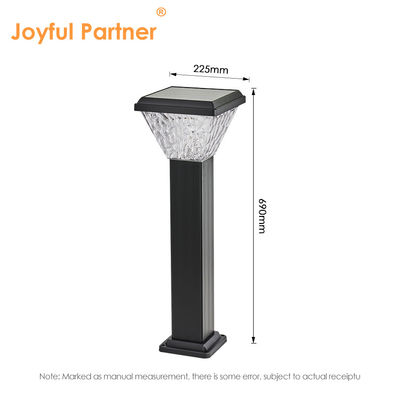 Outdoor LED Solar Lawn Light Bateria de grande capacidade ABS Material de alumínio Cor RGB Adequado para Parques de pátio